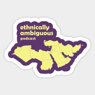 Middle East Map Sticker